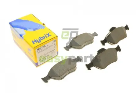 Колодки гальмівні (передні) Ford Fiesta 95-10/Fusion/Ka 02-12/Puma/Mazda 121 96-03/Mazda 2 03-07 Metelli 22-0316-0