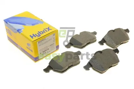 Колодки гальмівні (передні) Audi A3/TT/Skoda Octavia 96-10/VW Golf/Passat B3/B4 91-06 (без датчика) Metelli 22-0181-2