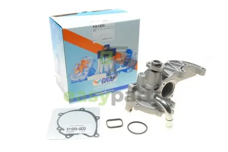 Помпа води Chevrolet Captiva 2.2D 11-/Cruze 2.0CDI 09-/Opel Antara 2.2CDTi 10-15 (R/B) (10 лоп.) GRAF PA1223