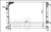 Радіатор охолодження двигуна Golf III/Vento 1.6i-2.0i/1.9D/1.9TDI (MT/AT / +AC) (628x377x34) DEPO / LORO 053-017-0005 (фото 1)