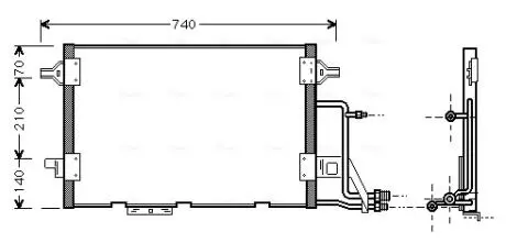 Конденсер кондіционера (AVA) AVA COOLING AI5137