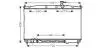 AVA HYUNDAI Радіатор охолодження (built-in oil cooler) SANTA-FE 2.0-2.2 06- (автомат) AVA COOLING HY2174 (фото 1)