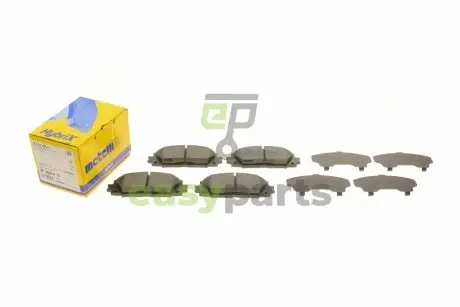 Колодки гальмівні (передні) Toyota Prius 08-/Corolla 12-/Lexus CT 10- Metelli 22-0745-1