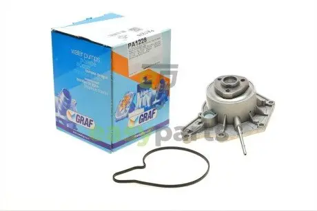 Помпа води Audi A4-A8/Q5/Q7/VW Touareg/Porsche Cayenne 3.0TFSI/SE Hybrid 10- (R/B 4PT)(8лоп)(перемикач) GRAF PA1228