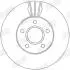 Тормозной диск передний VOLVO C30/C70/S40/V50 FORD C-MAX/FOCUS/GRAND C-MAX Jurid 562364JC (фото 2)