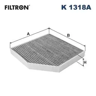 Фiльтр салону вугiльний FILTRON K1318A