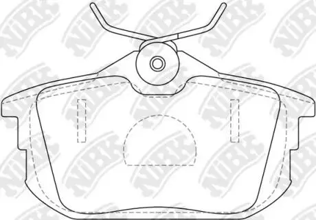 Колодки гальм. CARISMA DA#A 00- / SP. STAR RR 00- NiBK PN3593