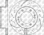 Диск гальм. LC120/LC90 RR 96- / FJ CRUISER RR NiBK RN1216DSET (фото 2)