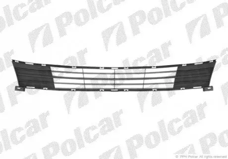 Решітка в бампер середня Polcar 456027