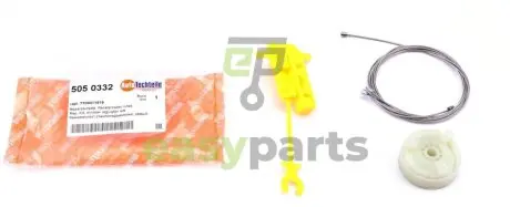 Ремкомплект склопідіймача Opel Vivaro/Renault Trafic II 01- (L) (7700311819) AUTOTECHTEILE 505 0332
