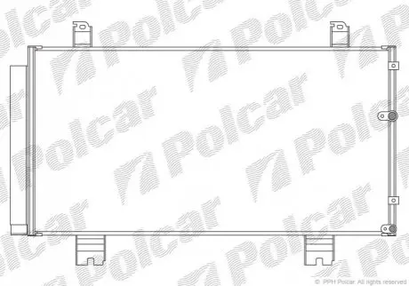 Фото радиатор кондиционера Polcar 8011K81K Радиатор кондиционера Polcar 8011K81K