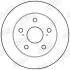 Фото 2 - тормозной диск задний TOYOTA AURIS/COROLLA Jurid 562617JC Тормозной диск задний TOYOTA AURIS/COROLLA Jurid 562617JC (фото 2)