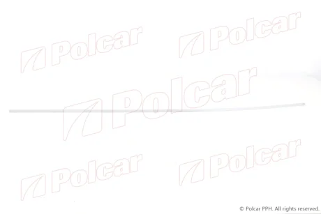 Накладка решетки бампера средн Polcar 137196-7