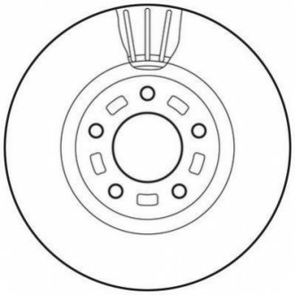 Тормозной диск передний MAZDA 3/5 Jurid 562635JC