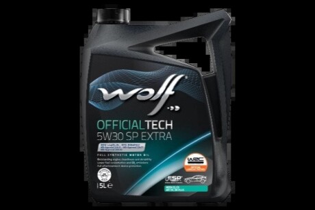 OFFICIALTECH 5W30 SP EXTRA 5Lx4 (NEW) Wolf 1049360