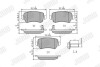 Тормозные колодки задние OPEL ASTRA/COMBO/MERIVA/ZAFIRA KIA VENGA CHRYSLER CONCORDE CHEVROLET CORSA/A Jurid 573122J (фото 1)