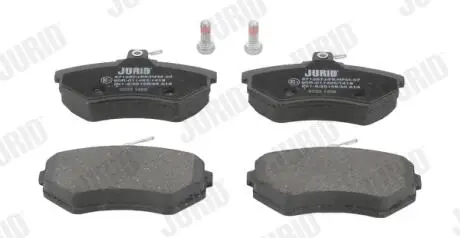 Тормозные колодки передние AUDI 80/90/100/200/A4 SEAT TOLEDO/INCA/CORDOBA VW CADDY/GOLF/PASSAT Jurid 571357J