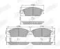 Тормозные колодки передние Honfa Accord II/ Hyundai Accent II, Getz, Stellar, Pony, Excel Jurid 572268J (фото 1)