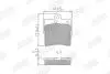 Тормозные колодки задние MERCEDES-BENZ C/CLK/E/S/SLK Jurid 571925J (фото 1)
