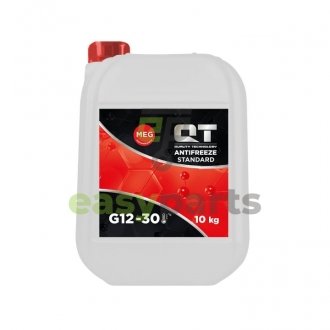 Антифриз QT MEG STANDARD -30 G12 червоний 10кг QT-OIL QT5513010