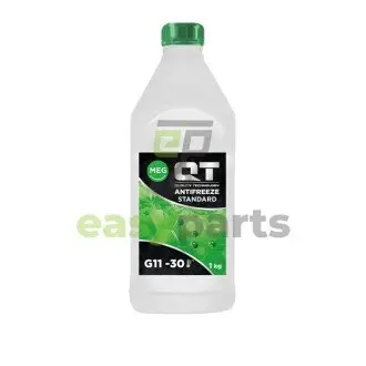 Антифриз QT MEG STANDARD -30 G11 зелений 1кг QT-OIL QT552301