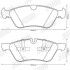 Тормозные колодки передние Mercedes E / GL / M / R Jurid 573175J (фото 2)