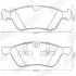 Тормозные колодки передние Mercedes E / GL / M / R Jurid 573175J (фото 2)