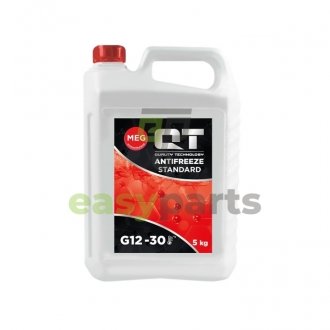 Антифриз QT MEG STANDARD -30 G12 червоний 5кг QT-OIL QT551305 (фото 1)