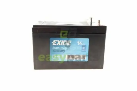 Акумуляторна батарея 14Ah/80A (150x100x100/+L/B0) (Start-Stop AGM/допоміжний) EXIDE EK143