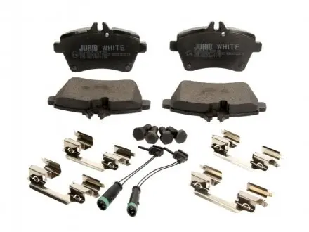 Фото тормозные колодки передние Mercedes A / B Jurid 573265JC Тормозные колодки передние Mercedes A / B Jurid 573265JC