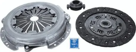 К-кт зчеплення Citroen / Fiat / Peugeot 1.8-2.1D 03.88- SACHS 3000 951 617
