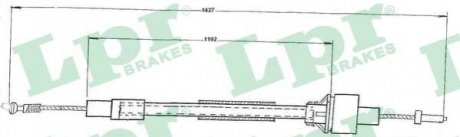 Тросик сцепления LPR C0094C