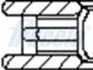 Кiльця поршневi 79 (STD) (1.2x2x1.2) Opel Astra, Meriva, Vectra C, Zafira B 1.6 00- FRECCIA FR10-350600 (фото 3)