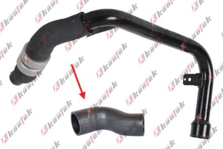 CITROEN Патрубок интеркулера JUMPER 2.2 HDi 110 11-, JUMPER 2.2 HDi 150 11-, FIAT DUCATO 110 Multijet 2,3 D 11-, PEUGEOT BOXER 2.2 HDi 120 06- KAUTEK CI-TH010