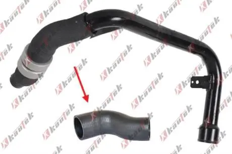 CITROEN Патрубок интеркулера JUMPER 2.2 HDi 110 11-, JUMPER 2.2 HDi 150 11-, FIAT DUCATO 110 Multijet 2,3 D 11-, PEUGEOT BOXER 2.2 HDi 120 06- KAUTEK CI-TH010