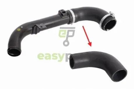 FORD Патрубок интеркулера C-MAX (DM2) 1.8 TDCi 07-10, FOCUS II 1.8 TDCi 05-12 KAUTEK FD-TH008