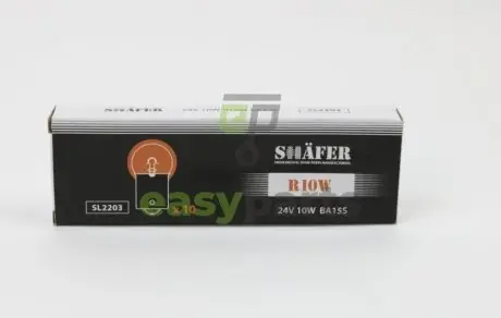 Лампа 24V 10W R10W BA15s SHAFER SL2203