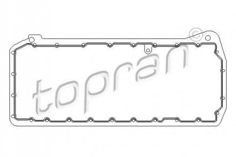 Прокладка масляного пiддона TOPRAN / HANS PRIES 500906 (фото 1)
