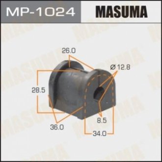 Втулка стабілізатора заднього Mitsubishi Lancer (03-09) (Кратно 2 шт) Ma MASUMA MP1024