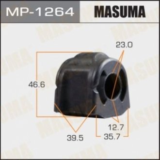 Втулка стабілізатора переднього Subaru Forester (12-), XV (12-) (Кратно 2 шт) (MP MASUMA MP1264