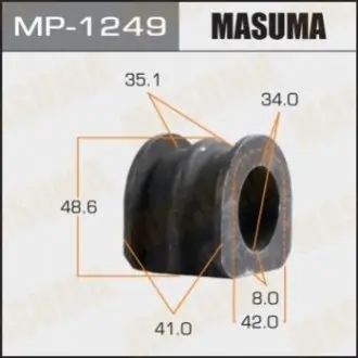 Втулка стабілізатора переднього Infinite FX35 (08-), QX50 (08-) (Кратно 2 шт) (MP MASUMA MP1249