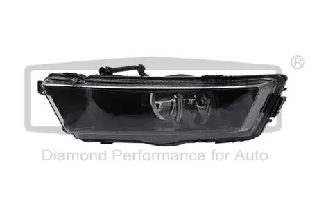 Фара противотуманная правая (галоген.,черная) Skoda RAPID (NH3) (12-) (894117891 DPA 89411789102