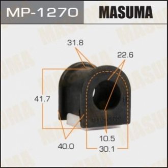 Втулка стабілізатора переднього Toyota Avensis (-00) (Кратно 2 шт) Masum MASUMA MP1270 (фото 1)