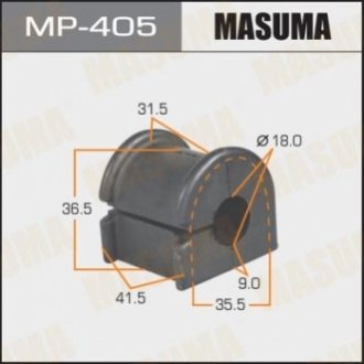 Втулка стабілізатора переднього Toyota Corolla (02-06) (Кратно 2 шт) Masu MASUMA MP405