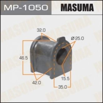 Втулка стабілізатора переднього Toyota Avensis (-05) (Кратно 2 шт) Masum MASUMA MP1050 (фото 1)