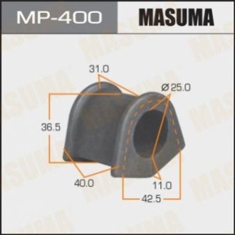 Втулка стабілізатора переднього Toyota Corolla (-00) (Кратно 2 шт) MASUMA MP400