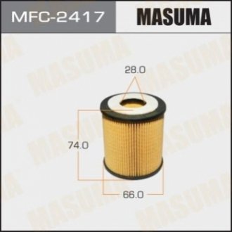 Фильтр масляный (вставка) Ford Focus (05-15), Mondeo (07-) D 2.0, 2.2/ Mazda 6 (MASUMA MFC2417 (фото 1)