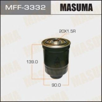 Фільтр паливний Mitsubishi L 200 (-08), Pajero Sport (-09) Disel MASU MASUMA MFF3332 (фото 1)