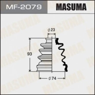 Пильник шруса зовнішнього Mazda 6 (02-12)/ Subaru Impreza (04-14) MASUMA MF2079 (фото 1)