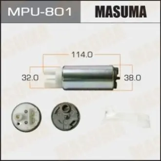 Бензонасос електричний (+сітка)) Mazda/ Mitsubishi/ Subaru MASUMA MPU801